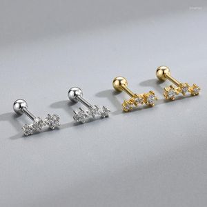 Brincos de garanhão Moda Gold Silver Color Cartilage Small charme zircon piercing for Women Jewelry Gift