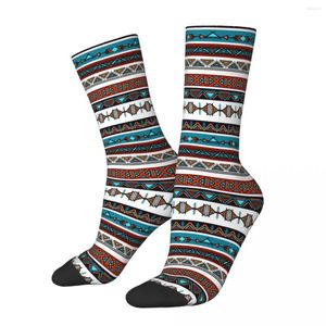 Men's Socks Crew Mexican Boho Art Merch For Men Sweat Absorbing Spring Autumn Winter Birthday Present