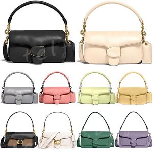 Schultertabby -Tasche Ultra weiche echte Lederdesignerinnen Frauen Hardware Schnappschaltung Crossbody Ladies Handtasche Satchel Geldbörse Hobo Klappen Clutch -Taschen