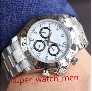 17 Style BP Watches Men armbandsur Multicolor Panda 116506 116500 116500LN 40mm 904L Chronograph Working ETA 4130 Rörelsemekanisk automatisk herrklocka