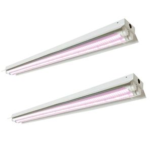 LED Grow Lights Full Spectrum T8 G13 Tube GrowLight Strips 4Ft Grow Light Bulbs Plant Lights Indoor Plants Greenhouse Pinkish White Linkable Designs crestech