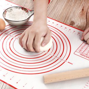 Cake Tools Silicone Baking Mat Pizza Dough Maker Pastry Kitchen Gadgets Cooking Utensils Bakeware Kneading Accessories Lot 230518