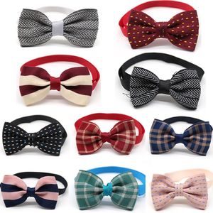 Aksesuarlar Toptan 100 PCS Pet Köpek Kedi Bowties yaka evcil hayvanlar Yavru köpek kedi bağları papyon kravatları samll köpek evcil hayvan kedi bakım malzemeleri