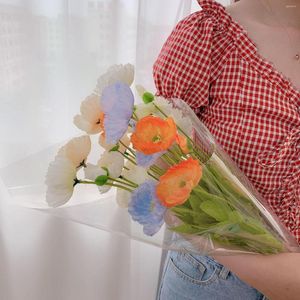 Dekorative Blumen, künstlicher Blumenstrauß, künstliche Seide, Zimmertischdekoration für Hochzeits-Esszubehör