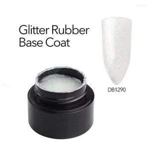 Nail Gel MONASI Shimmer Camouflage Rubber Base Coat For Nails White Pink Sequins Glitter Colors