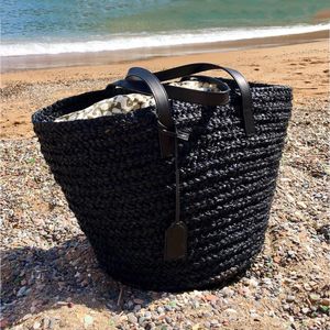 2023 10A Fashion Fashion Luxurys Bag Designer Gan Man Braid The Handbag Straw Straw Cross Body Lagge Counter Counter Totes Rive Gauche Makeup Pochette Clutch Pags