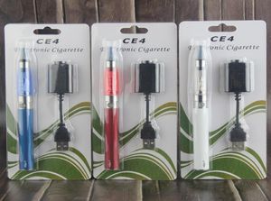 EGO T CE4 Vape Pen Starter Kit per ELiquid Vaporizzatore Ecig 650mAh900mAh1100mAh Sigaretta elettronica Evod CE4 Blister Pack Single3467434