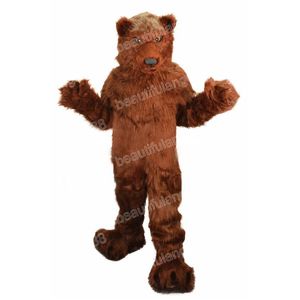 Jul plysch grizzly björn maskot kostym tecknad karaktär outfit kostym halloween fest utomhus karneval festival fancy klänning för män kvinnor