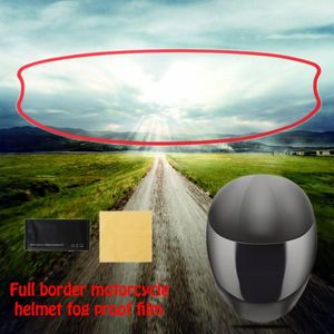 Motorradhelme Universalhelm Klare Regenschutzfolie Anti-Regen-Antibeschlag-Patchbildschirm