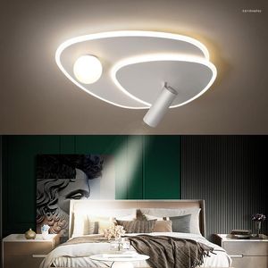 Avizeler Kolye Işıkları Tasarımı Çalışma için LED Avize Yatak Odası Oturma Odası İç Lambalar Dönebilir spot ışığı ev deko aydınlatma