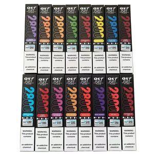 Puff Flex 2800 Puffs 2800 Tek Kullanımlık E Sigara Vape Desechable Pods Cihaz Kitleri Önceden doldurulmuş 8ml Buharlaştırıcı Vaper Desechable 25 Flavors