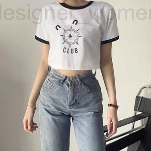 Kvinnors t-shirt designer 23SS sommar kortärmad t-skjorta skjorta nytt brev tryck pullover tee miu kvinnor runda nacke slim fit tröja ins trendiga kvinnors topp kr99