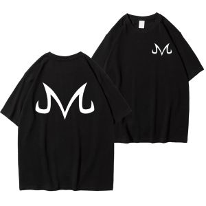 Japan Anime Logot M Pattern Fashion T-shirts Men solto Mangas curtas de grande porte