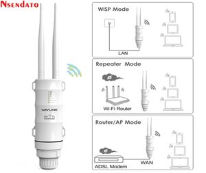 AC600 24G5G Dual Band Outdorood Outdoroof 30dB bezprzewodowy routeria WiFi Repeater Extender 1000MW 15KV Zewnętrzna antena 24746866