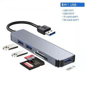 Док -станция USB 3.0 Adapter Adapter Adapter с 2,0 SD/TF -слотом для считывателя карт для ноутбука компьютера PC Ноутбук