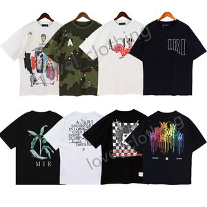 Designer Mens Mulheres Camisetas Moda Manga Curta Tops Roupas Marca Hip Hop Lazer Verão Solto Impresso Algodão Casual Tees Luxurys Tamanho S-XL