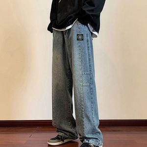 Mens Jeans Stree Denim Mens Luxury Designer Men Jeans Embroidery Pants Fashion Trousers Mens Clothing 2023