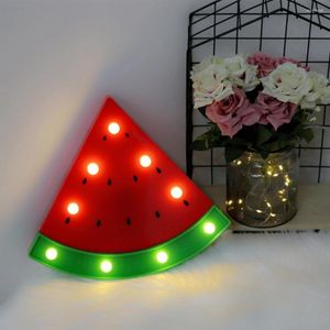 Nacht Lichter Schöne Weihnachten LED Party Decor Wassermelone Kreative Lampe Innen Beleuchtung Für Home Desktop Kinderzimmer