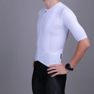 Magliette da ciclismo Top SPEXCEL Maglia da ciclismo Arrive Pro Team Uomo manica corta per l'estate Tessuto leggero e altamente traspirante Bianco 230518