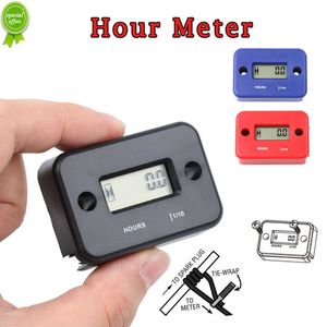 New New Digital LCD Hour Meter Motor Waterproof Display for Bike Motorcycle ATV Snowmobile Marine Boat Ski Dirt Gas Engine