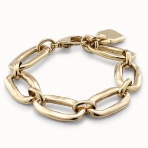 Chain Top Fit UNO DE 50 Fashion Electricating 925 Silver 14K Gold Charm Armband Niche Jewelry Gift 230518