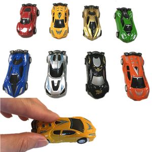 Diecast Model 6pcsset Mini Toy Car Count Back Racing Symulacja Bus Pojazd Pojazd Cute Plastic Toys For Boys Children Difts 230518