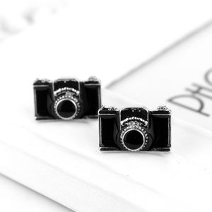 Mini Câmera de Câmera Cufflinks Jóias para Presente de Favor de Aniversário Para Mens Botões de Cuff Buttons Cuff Links Jóias de alta qualidade no Groom