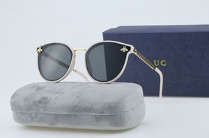 Little Bee Brille, runder Metallrahmen, Sonnenschutz, Vu400-Sonnenbrille, Outdoor-Fotografie-Sonnenbrille
