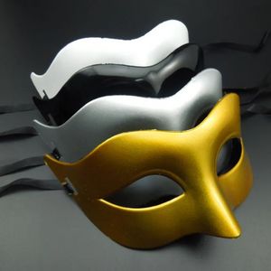 Maschere mascherate da uomo Maschere veneziane Maschere mascherate Maschera mezza faccia in plastica G0519