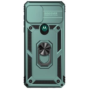 Armorschocktäta mobiltelefonfodral för Motorola One 5G Ace G Play Power Stylus G52 G62 G82 Slide Camera Magnetic Kickstand Phone Case Shell