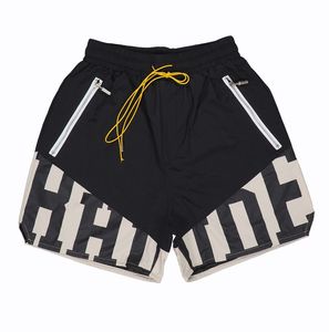 Rhude Short Pant Men Fashion Designer Männer Sets Trailsuithosen lose und komfortable Mode sein beliebter Rhude New Style S M l xi Polyester Loses beste Qualität 5024