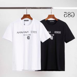 TURTLE DSQ PHANTOM Mens Designer T shirt Italian Milan Fashion Print T-shirt Summer Black White T-shirt Hip Hop Streetwear 100% Algodão Tops Plus size 0629