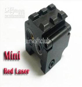 Mini Red Dot Laser Compact para pistola Sight Dual Weaver Rail Mount 20mm7687174