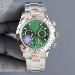 Ultimate Tool Zegarki na rękę Męskie zegarki kwarcowe ze stali nierdzewnej 908 Chronograph Męskie zegarki na rękę Sapphire Dial Window Mens Watch hh86655