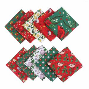 Weihnachtsdekorationen, Baumwollstoffbündel, Nähen, Quadrate, Bündel, mehrfarbig, Patchwork-Serie, Zubehör für Heimwerker, Neueste