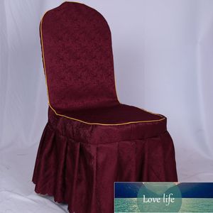 Качественный утолщенный эластичный стол и крышка стулья Плиссированная юбка для обеденного стула домашний отель свадебный банкет с цельной общепринятой наборы стула