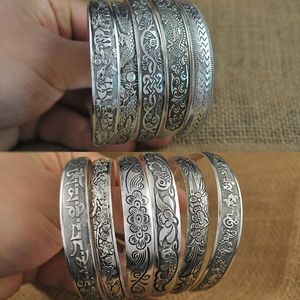 Chain Yumfeel por atacado Tibetan Silver Bracelet Antique manguito 10pcslot 230518