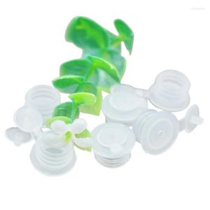 Bottiglie di stoccaggio 50-500 pz/lotto 18/410 Tappo di Olio Essenziale Bottiglia Tappo Interno Coperchio Coperchio di Plastica Vetro 5-100 ml