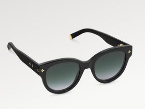 5A Okulasy L Z1526W My Momogran okrągłe okulary Designer Sunglasses Kobiety octan 100% UVA/UVB z okularami worka Fendave Z1523E