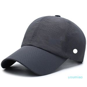 2023-utomhus baseballhattar Yoga Visir Ball Caps Canvas Small Hole Leisure Breatble Fashion Sun Hat For Sport Cap Strapback Hat