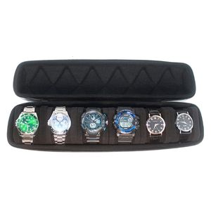 Смотреть коробки корпусы Eva Watch Box Anti-Fall и Shock-Resept Portable Watch Bag Roll Case для Men Display Stand 230518