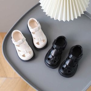 Sandals Unisex Baby Sandals for Boys Girls Closed Toe Summer Roman Shoes Cut-outs Soft Leahter Shoe Child Kids Platform Sandals G03211 AA230518