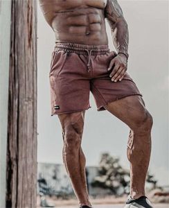 Treno de shorts RETRO TRABALHO DE ESPORTES DE FITNES DE CRIMPING Treinando calças elásticas de calças esportivas ao ar livre