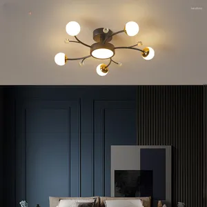 Ljuskronor ledde nordiskt vardagsrum ljuskrona grenlampa modern minimalistisk mat sovrum kreativt guld svart deco belysning