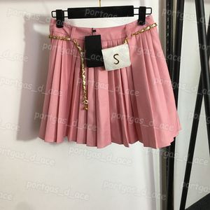 Luxury Pleated Dress Women Short Half Skirt Sexy Summer Skirts Safety Trousers Lining