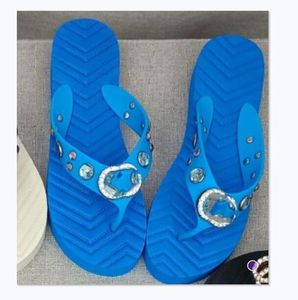 modedesigner damer flip flops enkla ungdoms tofflor mockasin skor lämpliga för våren sommar och hösthotell stränder andra platser storlek 35-42 GG65