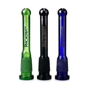 Cam Downstem 4/4.5/5 inç Karışık Renk Downstem su boruları için sigara içmek bong cam sigara aksesuarları facotry toptan