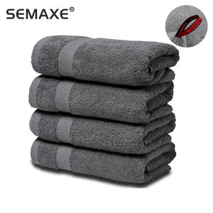 SEMAXE40*70 Paper Towel Premium Set Is Suitable for Bathroom SPA High Water Absorption Rate Soft and Non-fading Four Towel Gift