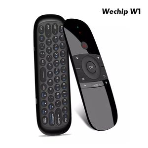 Smart Remote Control Wechip W1 Air Mouse 24G Wireless Keyboard IR Learning 6Axis Motion Sense for TV Android Box PC 230518