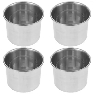 Bowls 4Pcs Containers Stainless Steel Canister Canisters Sets For The Kitchen Storage Home